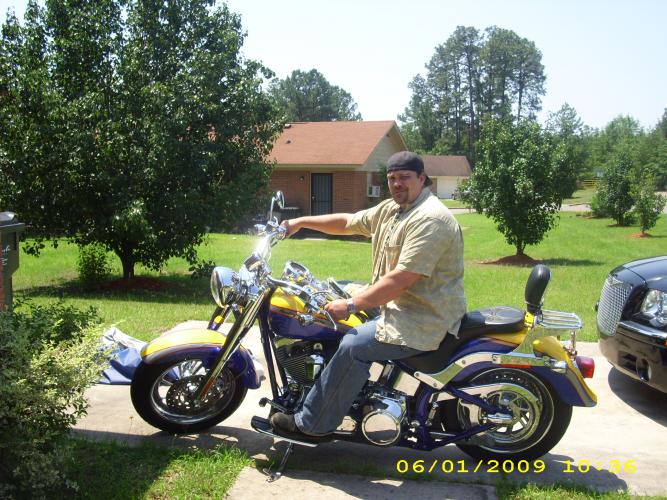 George & his Harley. He loved his bike. He loved to ride.