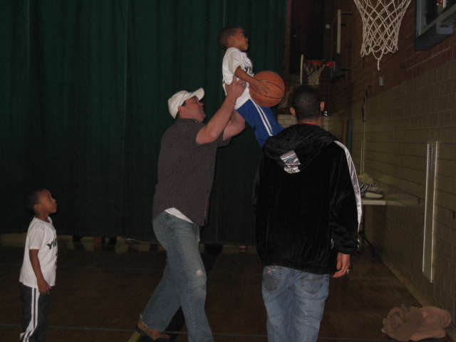 At this age, sometimes you just wanna make a basket! lol