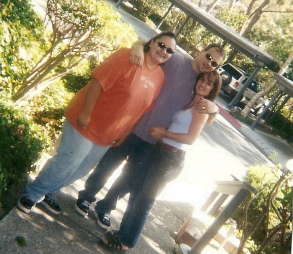 Stephanie, George, & Jessica on George & Jessica's first trip to California.